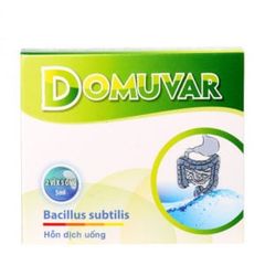 Thuốc điều trị và phòng ngừa rối loạn hệ vi sinh vật đường ruột Domuvar (2 vỉ x 5 ống/hộp)