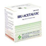 Thuốc kháng viêm, giảm đau, hạ sốt Ibu-Acetalvic (10 vỉ x 10 viên/hộp)