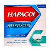 Viên sủi giảm đau, hạ sốt Hapacol 500mg (4 vỉ x 4 viên/hộp)