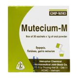 Thuốc điều trị chứng buồn nôn, nôn Mutecium-M (30 gói x 1g/hộp)