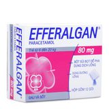 Thuốc điều trị các triệu chứng đau đầu dạng bột sủi Efferalgan (80mg)