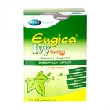 Thực phẩm bảo vệ sức khỏe giúp long đờm, giảm ho Eugica Ivy (Hộp 20 gói x 5ml)
