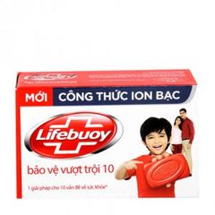 Xà bông cục bảo vệ vượt trội 10 Lifebuoy (125g)