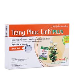 Thực phẩm chức năng hỗ trợ hội điều trị hội chứng ruột kích thích, tăng cường sức đề kháng Tràng Phục Linh Plus (2 vỉ x 10 viên)