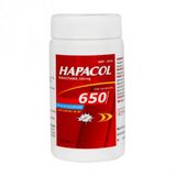 Thuốc giảm đau, hạ sốt Hapacol 650mg (Chai 100 viên)