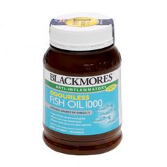 Thực phẩm bảo vệ sức khỏe viên uống dầu cá Blackmores Odourless Fish Oil 1000 (Chai 200 viên)