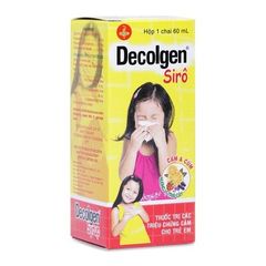 Thuốc điều trị các triệu chứng cảm cúm cho trẻ em Decolgen (60ml)