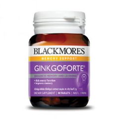 Thực phẩm bảo vệ sức khỏe viên uống bổ não Blackmores Ginkgoforte (Hộp 40 viên)