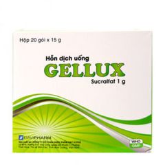 Thuốc điều trị viêm loét dạ dày, tá tràng Gellux (Hộp 20 gói x 15g)