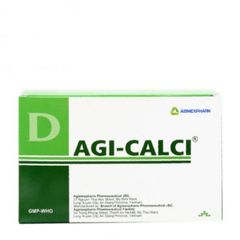 Thuốc bổ sung calci, phòng và điều trị loãng xương Agi-Calci 1250mg (20 vỉ x 10 viên/hộp)