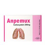 Thuốc điều trị viêm phế quản cấp Anpemux 250mg (6 vỉ x 10 viên/hộp)