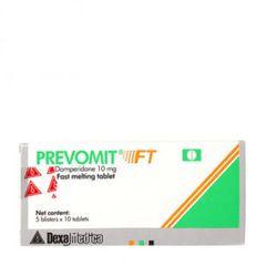 Thuốc điều trị triệu chứng nôn và buồn nôn Prevomit FT 10mg (5 vỉ x 10 viên/hộp)