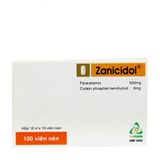 Thuốc giảm đau, hạ sốt Zanicidol (10 vỉ x 10 viên/hộp)