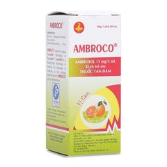 Sirô tan đàm điều trị các bệnh cấp và mãn tính đường hô hấp cho trẻ em Ambroco (30ml)