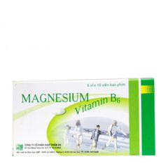 Thuốc điều trị thiếu hụt magnesi nặng Magnesium – Vitamin B6 (5 vỉ x 10 viên/hộp)
