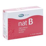 Thuốc điều trị chứng thiếu hụt Vitamin B Nat B (3 vỉ x 10 viên/hộp)