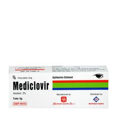Thuốc mỡ tra mắt Mediclovir 3 % (5g)