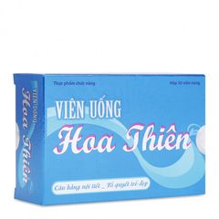 Thực phẩm bảo vệ sức khỏe cân bằng nội tiết, tăng cường sinh lý nữ Viên Uống Hoa Thiên (30 viên/hộp)