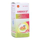 Sirô tan đàm điều trị các bệnh hô hấp cấp và mãn tính Ambroco (60ml)