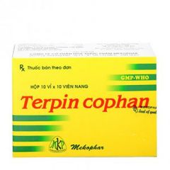 Thuốc giảm ho, long đàm Terpin Cophan (10 vỉ x 10 viên/hộp)