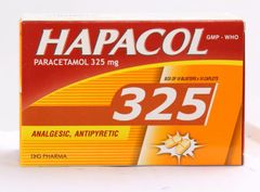 Thuốc giảm đau, hạ sốt Hapacol 325 (10 vỉ x 10 viên/hộp)