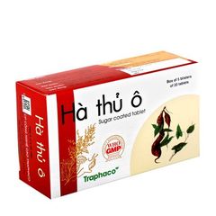 Thuốc điều trị thiếu máu, chóng mặt, ù tai Hà Thủ Ô (5 vỉ x 20 viên/hộp)