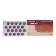 Thuốc bổ gan tiêu độc Livsin-94 40 viên