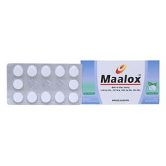 Thuốc trị loét dạ dày, tá tràng Maalox 48 viên