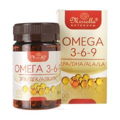 Viên Uống Omega 369 Xách Tay Nga ( Hộp 100 Viên)