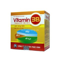 Vitamin 3B - Bổ sung Vitamin B1-B6-B12 Phúc Vinh 100 viên
