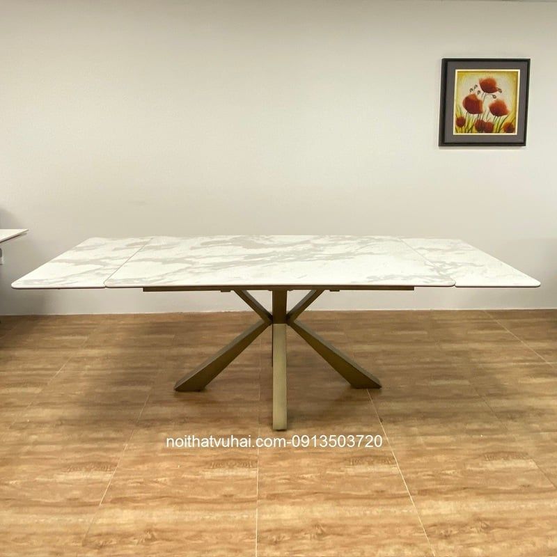 Bàn Ăn kéo Dài 6-12 Ghế F853 (cao cấp)