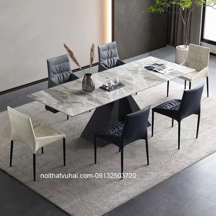 Bàn Ăn Mở Rộng 4-10Người D02G