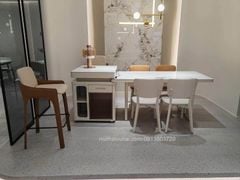 (Hàng Oder )Bàn ăn có bếp từ kết hợp bàn đảo AK3688