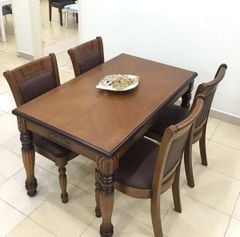 Bàn Ăn Tân Cổ Điển 01 +4 ghế