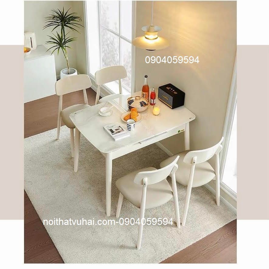 Bộ Bàn ăn thông minh 1m4 +4 ghế D3602