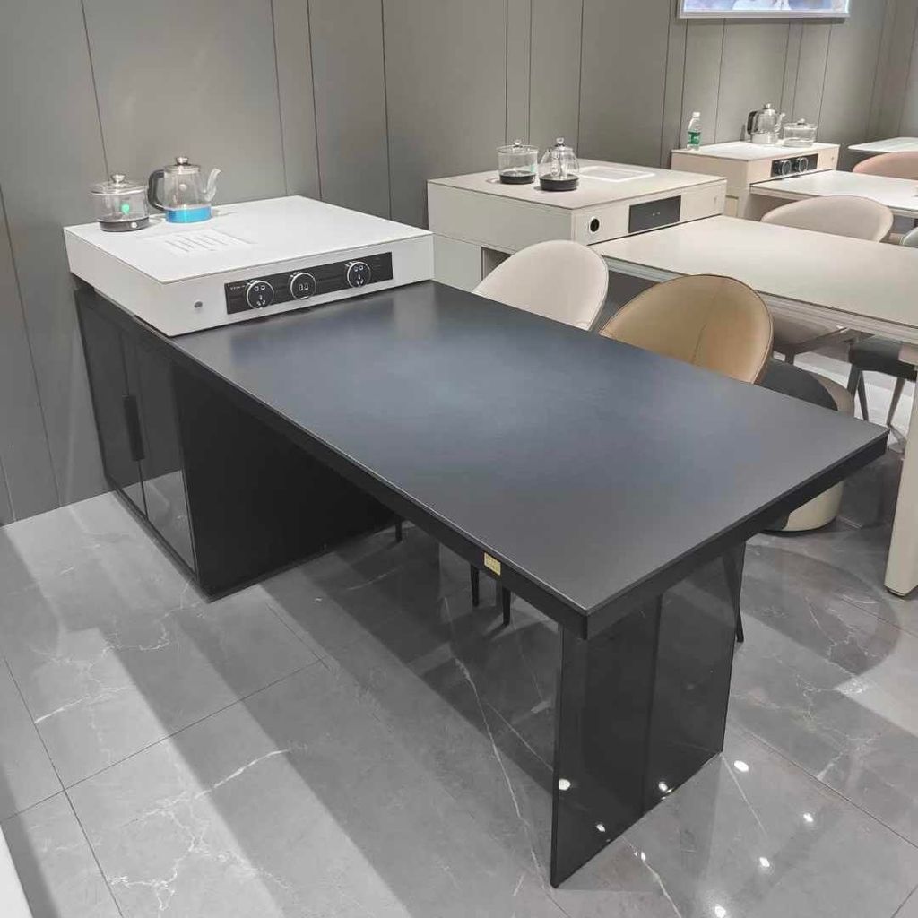 Bàn ăn kết hợp đảo bếp( 2m-kéo dài 2,34m)