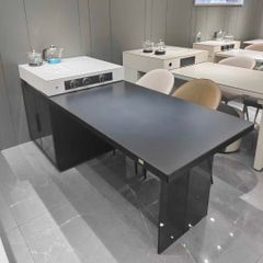 Bàn ăn kết hợp đảo bếp( 2m-kéo dài 2,34m)