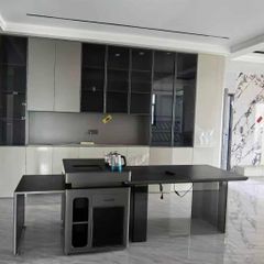 Bàn ăn kết hợp đảo bếp (2,4 kéo dài 3m)