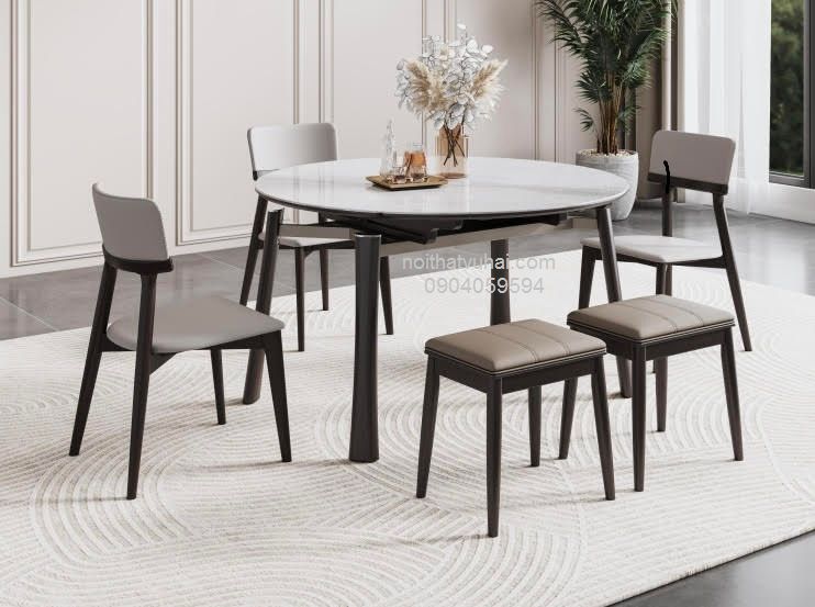 Bộ Bàn Tròn Thông Minh Cao Cấp D5725