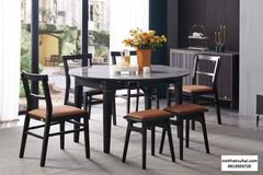 Bàn Ăn tròn Thông Minh Có Bếp từ D1069