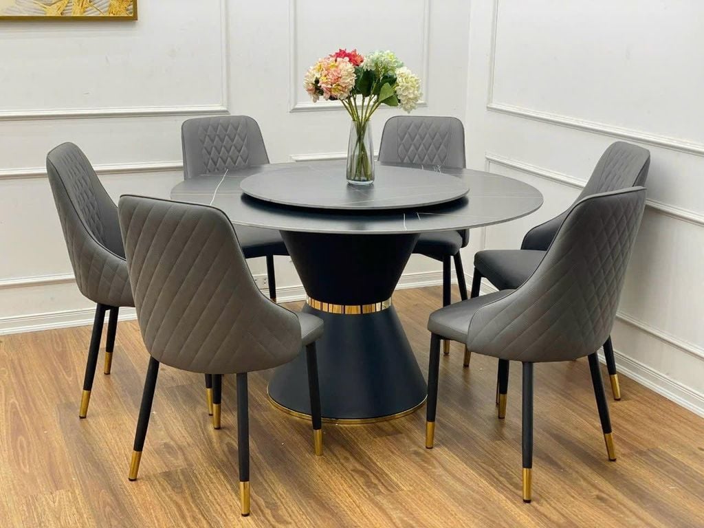 Bàn Ăn Tròn giá rẻ mặt ceramic