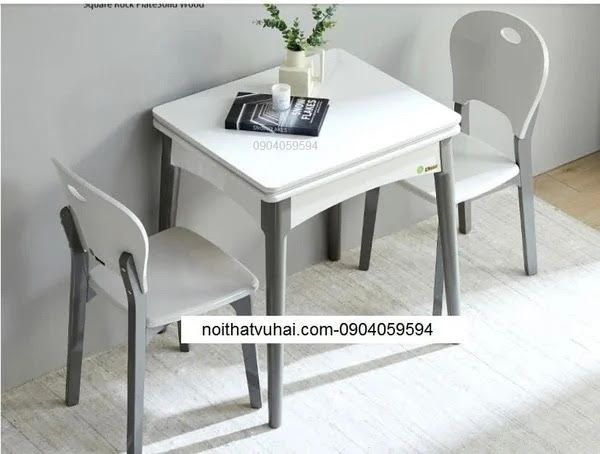 Bộ Bàn Ăn 4 Ghế Thông Minh Siêu Gọn D01A