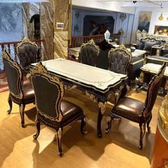 Bộ bàn ăn tân cổ điển 10
