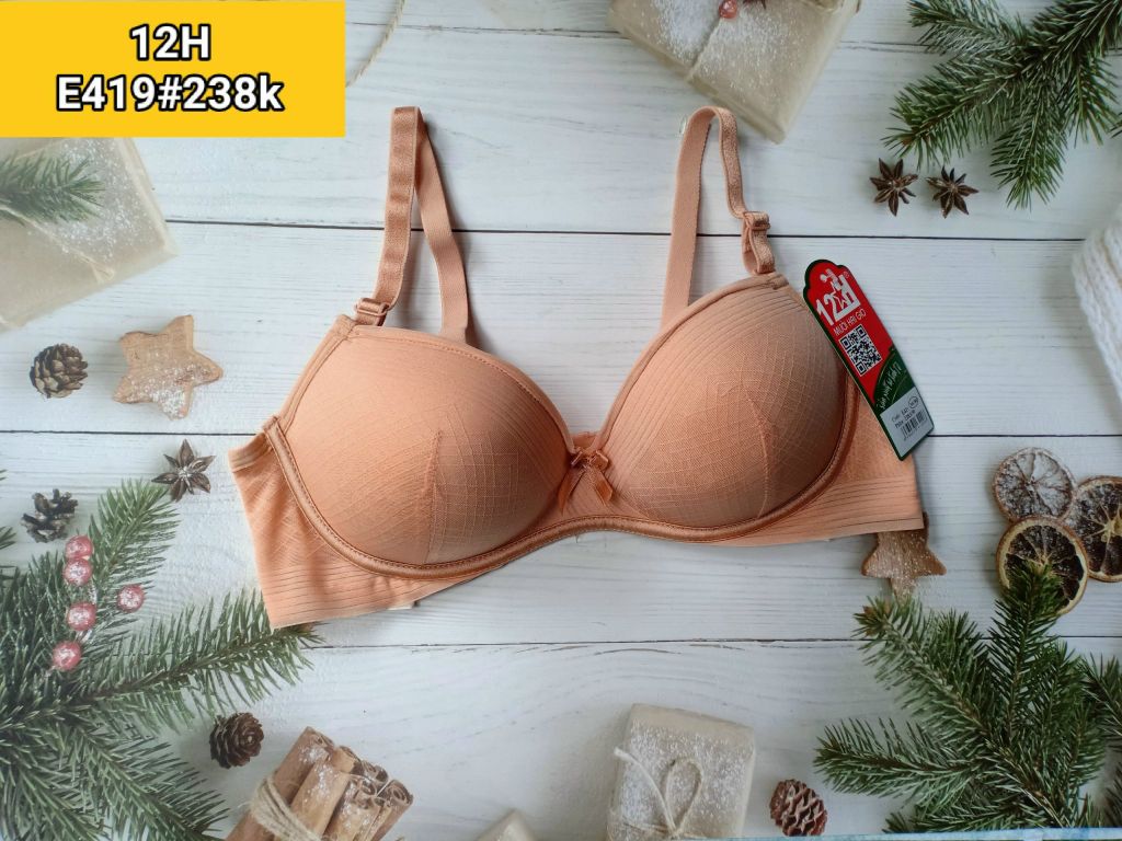 Đồ Lót Việt Nam, Áo Mút Vừa Không Gọng E419-127-Thương Hiệu 12h