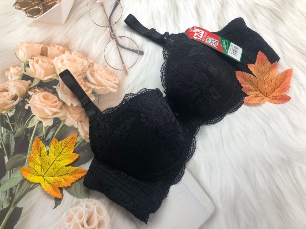 Nội Y Thiết Kế Quyến Rủ, Áo Ngực Mút Mỏng Ren Cao Cấp E411-64- Thương Hiệu Đồ Lót 12H