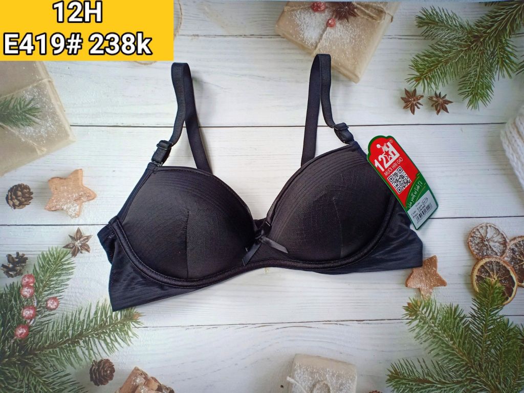 Xưởng May Đồ Lót, Áo Mút Vừa Không Gọng E419-136-Thuơng Hiệu 12h