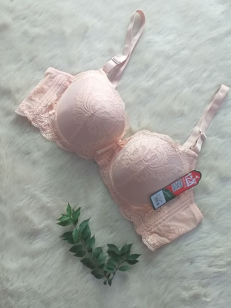 Nội Y Bán Chạy Nhất, Áo Ngực Ren Mút Mỏng Cao Cấp E411-60- Thương Hiệu Đồ Lót 12H