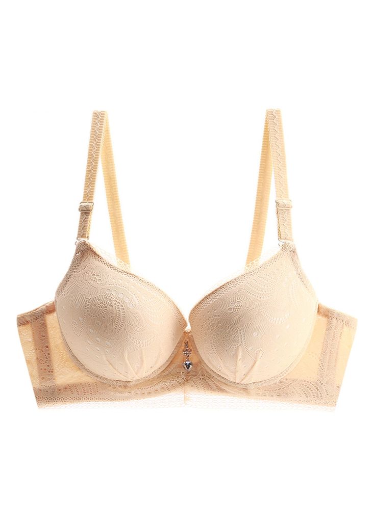 Áo Ngực Nâng Ngực , ÁoLót Mút Dày Phối Ren Quyến Rủ E045-121-Thương Hiệu 12h