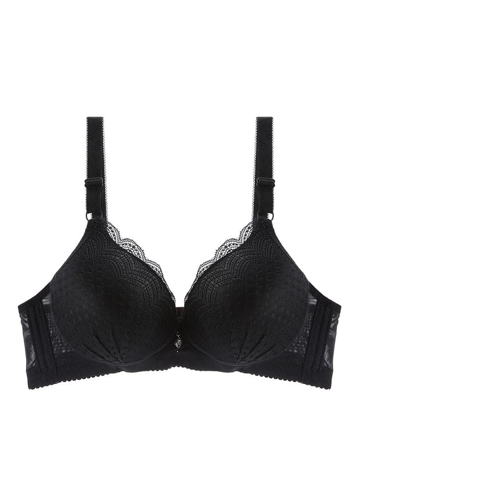 Áo Ngực Lưới, Áo Ngực Không Gọng Đẹp, Đồ Lót Ren Cao Cấp E088-107- Thương Hiệu 12h