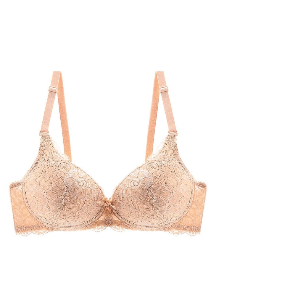 Đồ Lót Nữ Hiệu, Nội Y Phối Ren Nâng Ngực Không Gọng Mút Mỏng E177-96- Thương Hiệu 12h